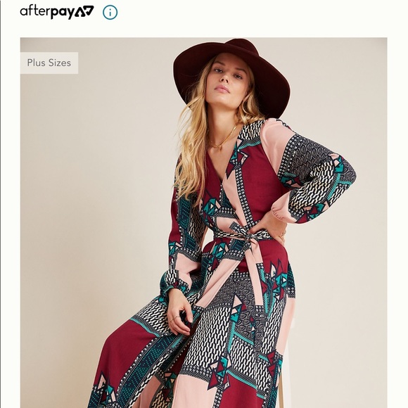 Porridge Virginia Wrap Maxi Dress 